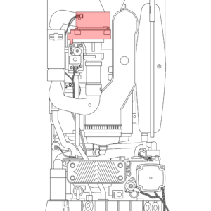 0020195453 - VAILLANT - EcoFIT VU - EcoFIT Pure 412 VU 126/6-3 OV - Vail Fan With Combustion Chamber Cover